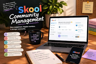 manage your skool community and keep your members engaged