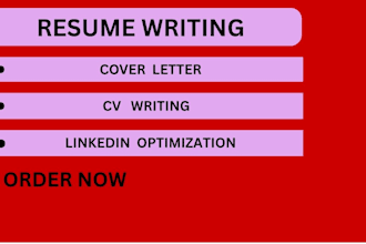 write an executive CV and resume