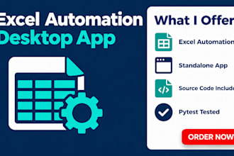 build crypto exchange website build python tkinter excel automation, standalone
