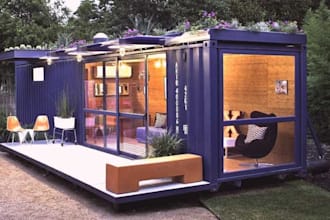 design shipping container houses, tiny homes, restaurants, shops and kiosks