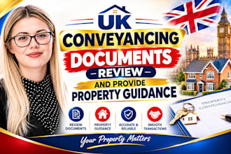 review UK conveyancing documents and provide property guidance