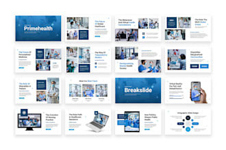 design healthcare presentation medical company slide health startup pitch canva