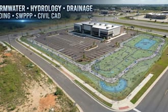 hydrology analysis, storm water management, drainage, grading plan, swppp plans