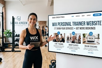 build a wix personal trainer website with consultation booking