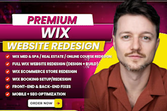 wix website redesign, redesign wix website redesign, wix studio website redesign
