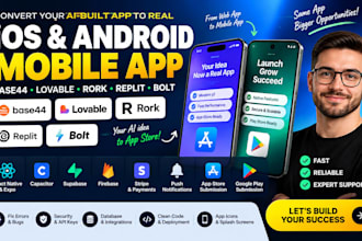 convert base44 app to react native app base44 ios capacitor android mobile app