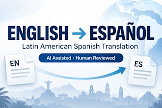 translate english to natural latin american spanish