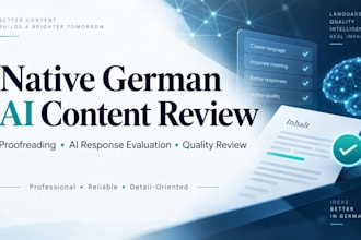review and evaluate german ai generated content