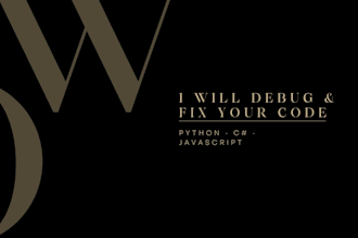 fix and debug your python, csharp or javascript code