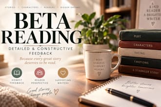 beta read your book and provide detailed constructive feedback