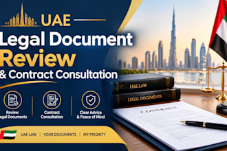 provide uae legal document review and contract consultation