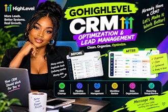 ghl crm optimize your gohighlevel CRM, pipeline and lead management