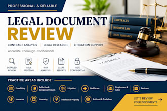 draft a legal research review legal document and writting
