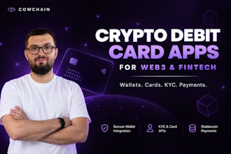 build crypto debit card app