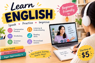 teach you english with easy lessons