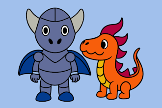 design cute character coloring pages for kids