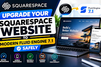 upgrade your squarespace website to modern fluid engine 7 1 safely