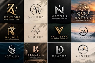 create a premium luxury logo