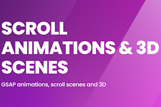 add gsap or threejs animations to your website