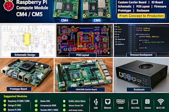 design pcb raspberry pi compute module cm4 cm5, carrier board, cm5 io board