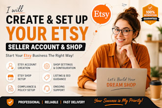open etsy seller account etsy store creation etsy listing