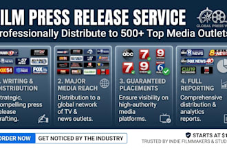 write a film press release for movie promotion and publicity