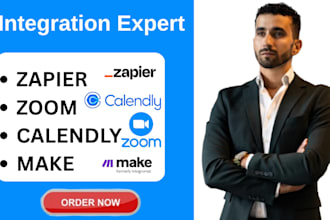 setup calendly, zoom, zapier expert calendly appointment setup email automation