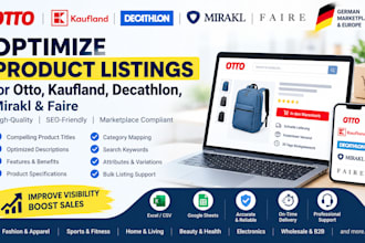 optimize otto kaufland germany decathlon mirakl faire wholesale product listings