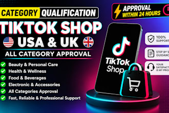 help you get tiktok shop category approval for restricted categories