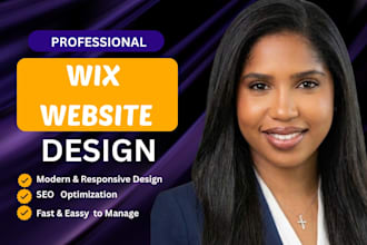 design wix or redesign a wix website design or wix online store