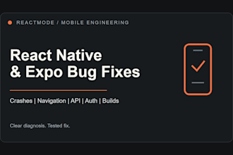 bugs in your react native or expo mobile app