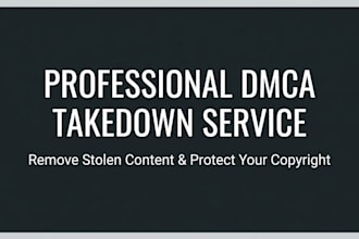 issue a dmca takedown notice to remove stolen content