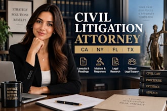 be your civil litigation attorney in ca ny fl tx
