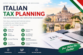 provide italian tax planning, vat and business tax consultation