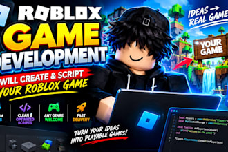 create and script your roblox game