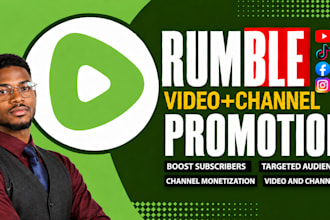 do organic rumble promotion, rumble video promotion