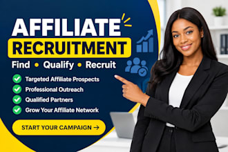 recruit affiliates and grow your affiliate marketing program