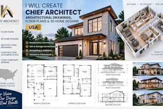 create chief architect architectural drawings floor plans and 3d home designs