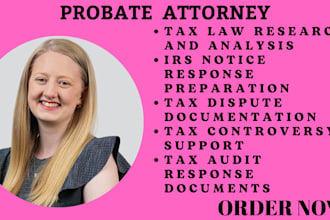 tax lawyer for tax disputes, irs issues, tax appeals, and legal documents in USA