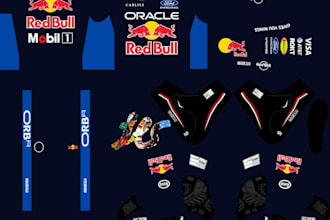 do ac team wrap design with sponsor livery placement