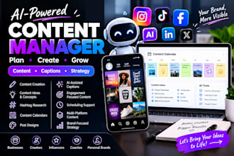 be your ai social media manager and content creator