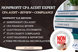 provide nonprofit CPA audit review and state charity compliance