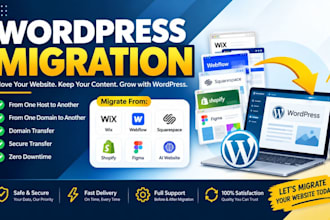 clone migrate webflow squarespacefigma wix shopify to wordpress