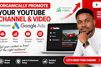 promote your youtube channel and videos with google ads