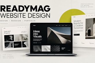 design or redesign a stunning readymag website visual precision website design