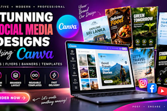 create modern canva templates for instagram and social media