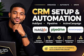 setup hubspot pipedrive salesforce activecampaign  freshsales zendesk sall dy365