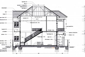 prepare UK architectural drawings for planning and building control