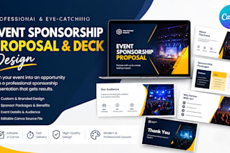 event sponsorship proposal sponsorship deck sponsor package event pitch deck