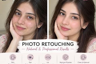 professionally retouch and enhance your portrait photos